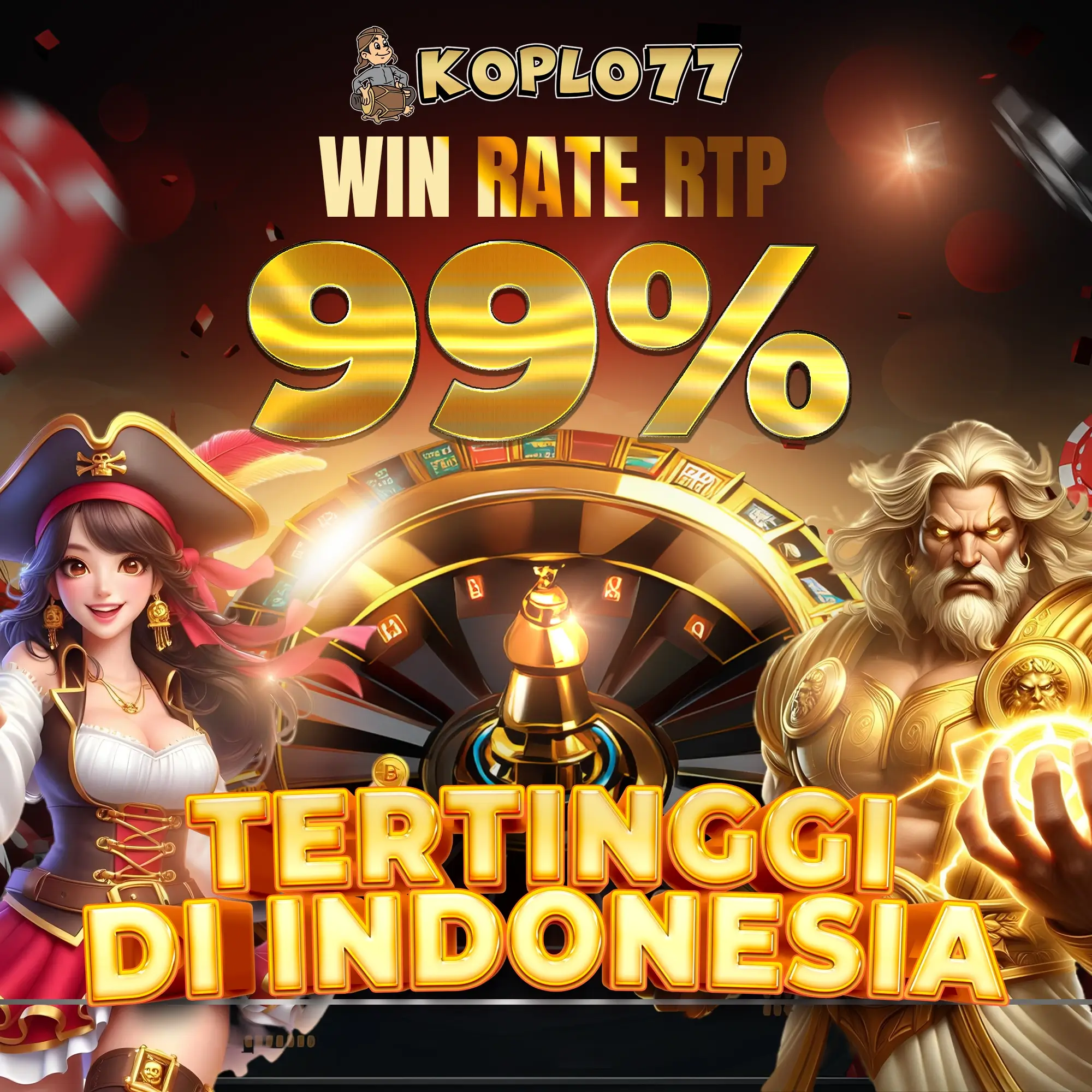 Tampilan visual permainan dan catatan hasil GEBYAR4D